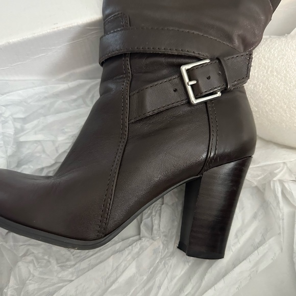 Marc Fischer Wide Calf Leather Tall Boots - Picture 5 of 7